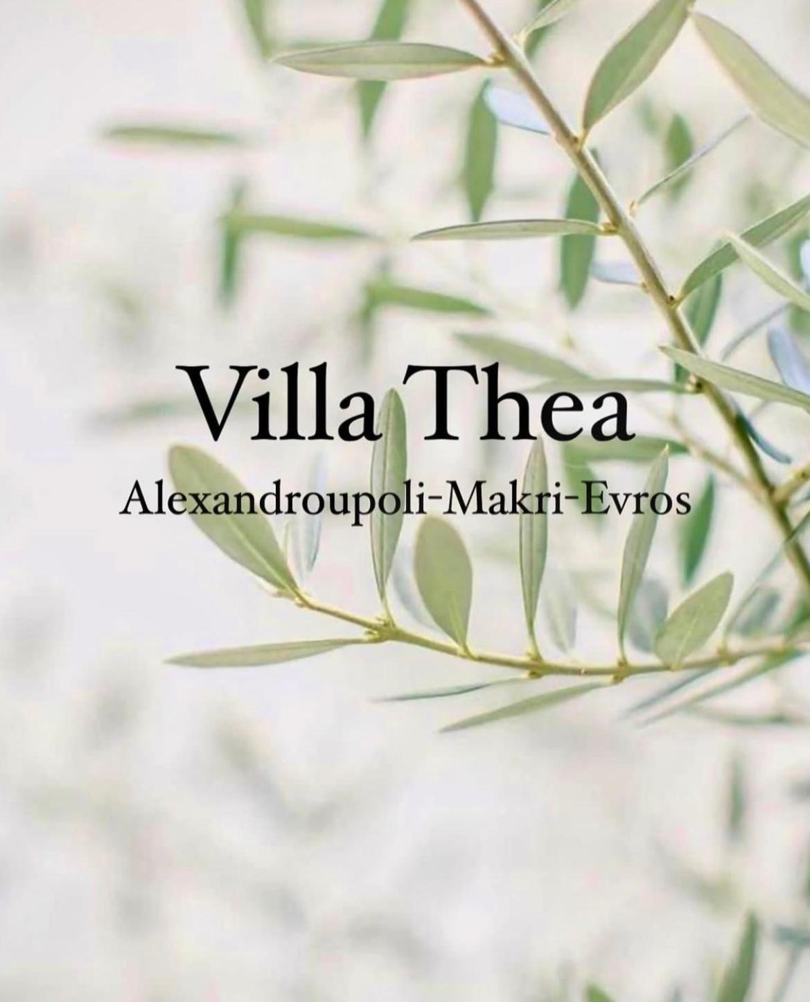 Villa Thea Nea Nea Makri Esterno foto